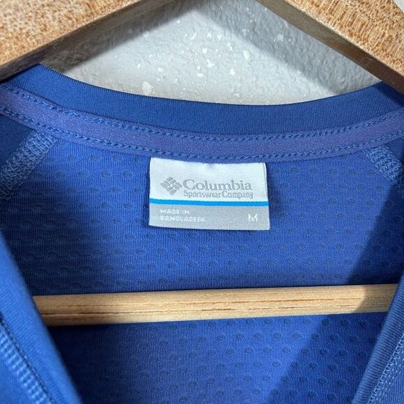 NEW Women's Columbia Maplegate Long Sleeve Shirt M Blue Omni-Wick - Picture 6 of 7